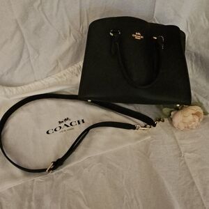 Coach Black Leather Handbag